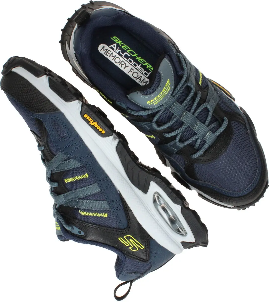Skechers SKECH-AIR ENVOY Heren Wandelschoenen 41 - Navy - afbeelding 4 van 6
