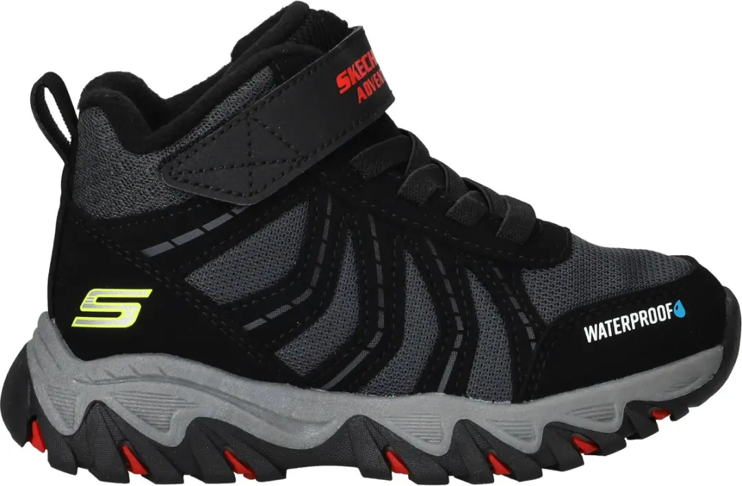 Skechers Rugged Ranger Storm Trail Jongens Wandelschoenen 35 - Zwart/Rood/Geel