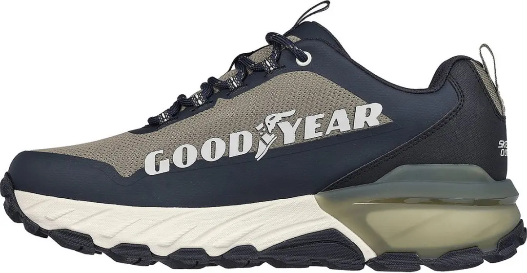 Skechers Max Protect Wandelschoenen 44 - Navy/Bruin