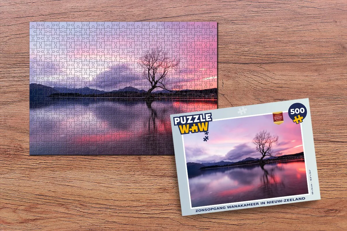 PuzzleWow Boom Meer Legpuzzel 500 Stuks - Multicolor