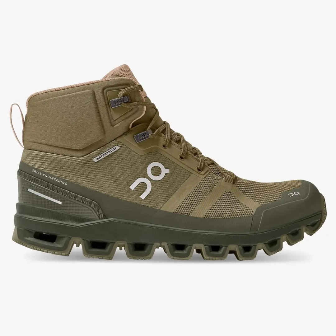On Cloudrock Waterproof Dames Hoge Wandelschoen