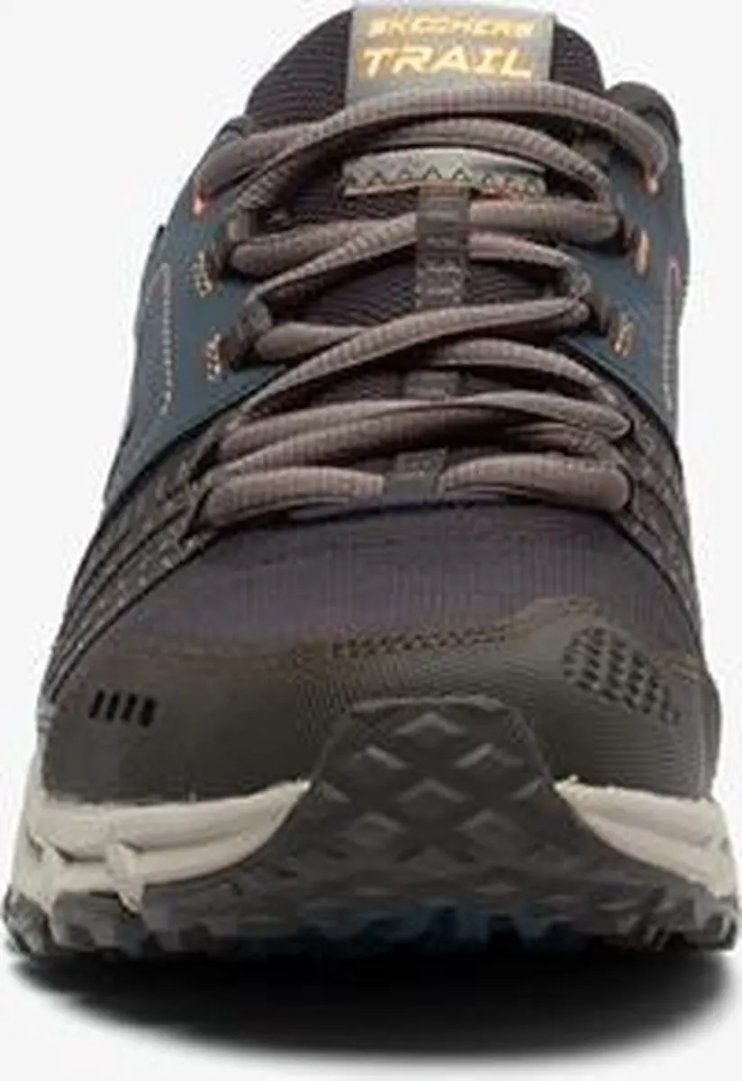 Skechers Escape Plan Heren Wandelschoenen 46 - Donkerblauw/Oranje
