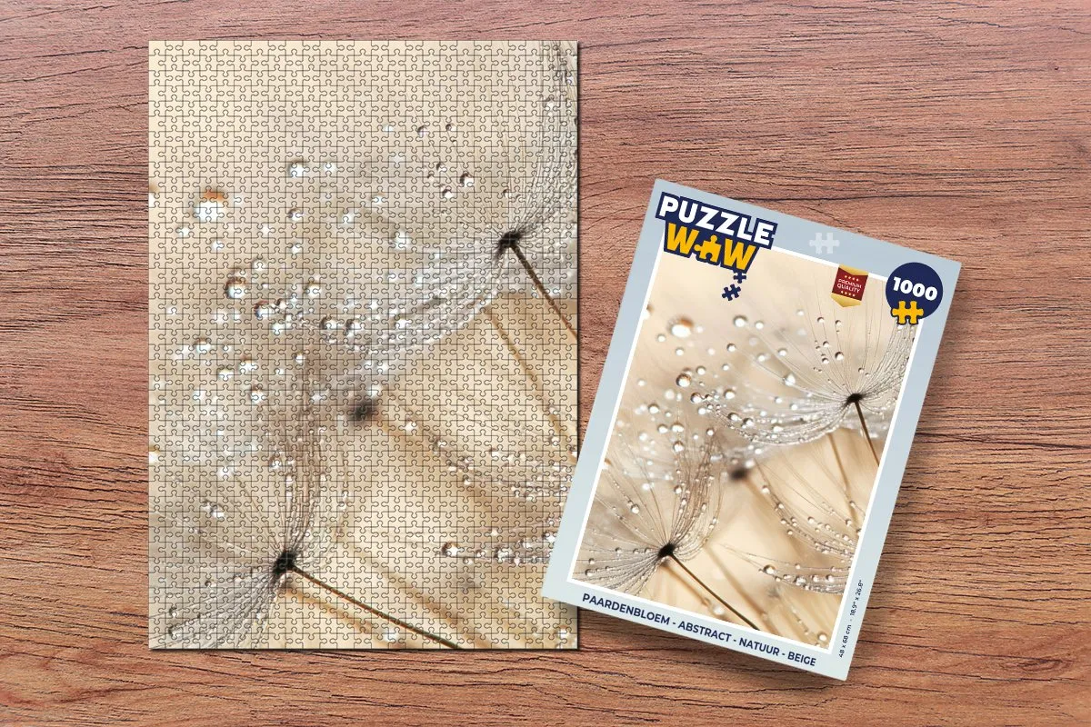 PuzzleWow Paardenbloem Legpuzzel 1000 Stuks
