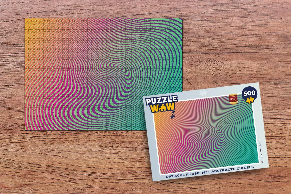 PuzzleWow Legpuzzel 500 Stuks - Multicolor - MPN 6017100626614
