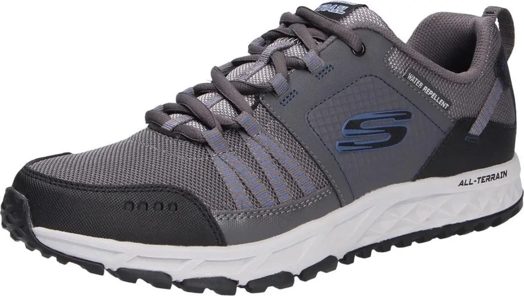 Skechers Escape Plan Heren Sneakers - Grijs - Maat 42