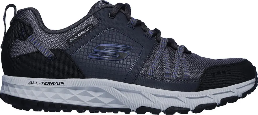 Skechers Escape Plan Heren Sneakers - Grijs - Maat 42