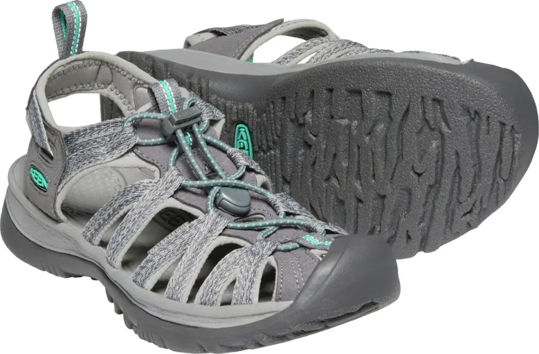 Keen Whisper Dames Wandelsandalen - Maat 42 - Medium Grey/Peacock Green