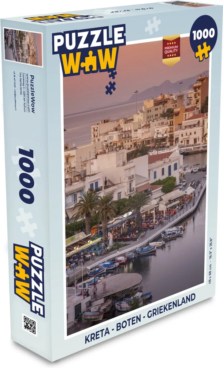 PuzzleWow Kreta Puzzel 1000 Stuks