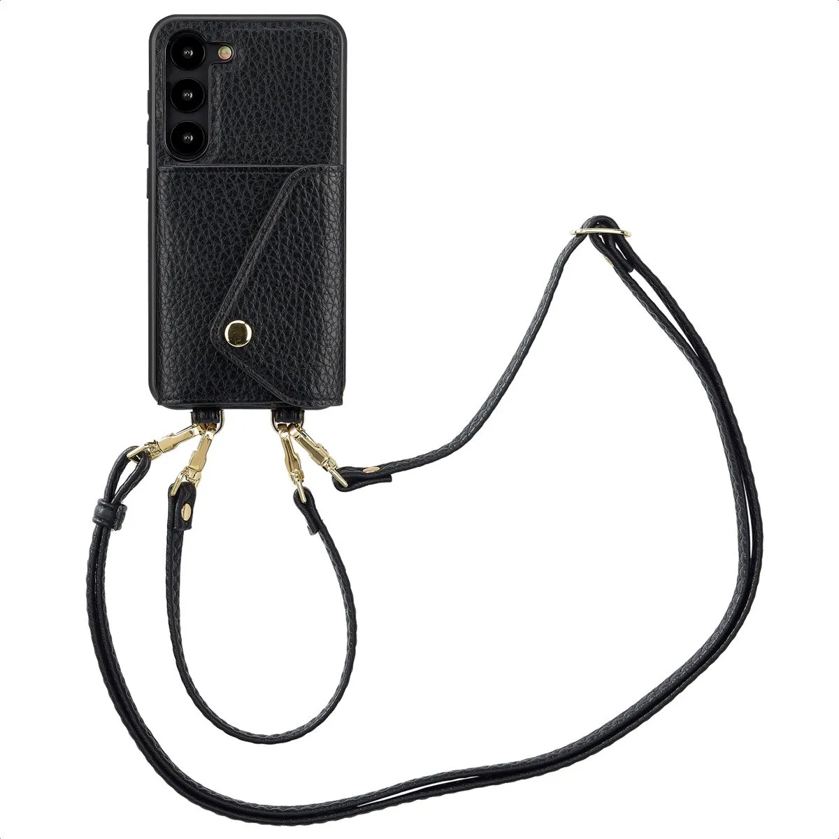 Selencia Koordhoes Samsung Galaxy S23 - 2 Pasjes - Zwart