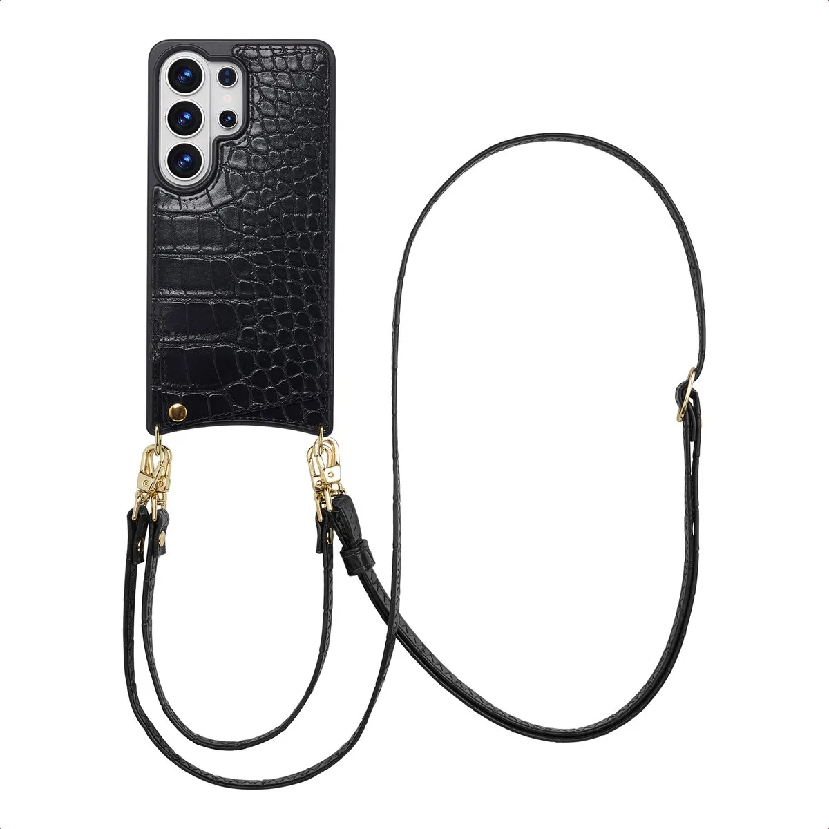 Selencia Croco Backcover Hoesje Samsung Galaxy S26 Ultra