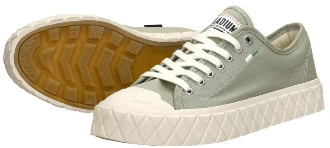 Palladium Ace Canvas Organic Wandelschoenen 39 - Abbey Stone