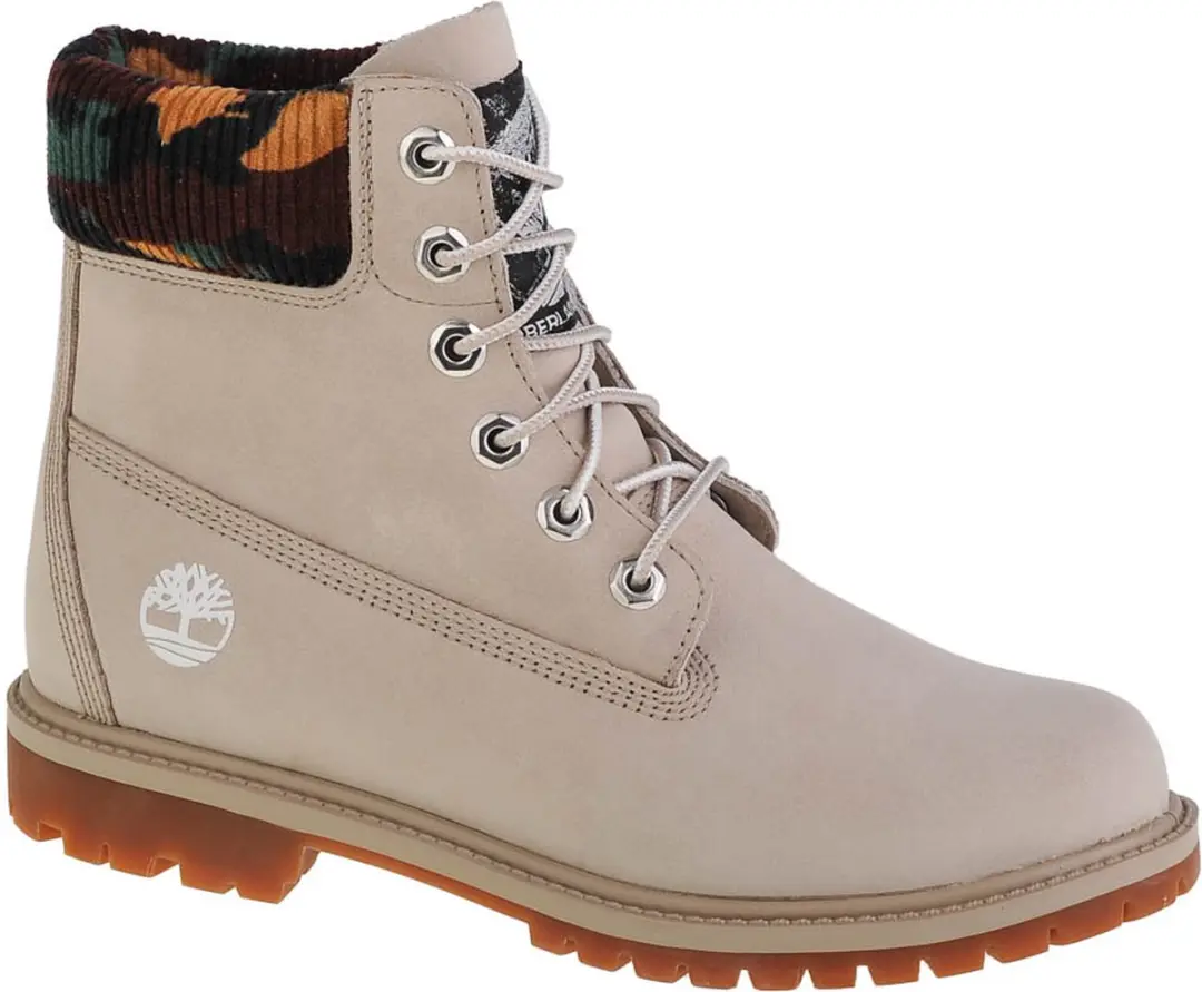 Timberland Heritage 6 W A2M83, Vrouwen, Grijs, Trappers,Laarzen, maat: 37