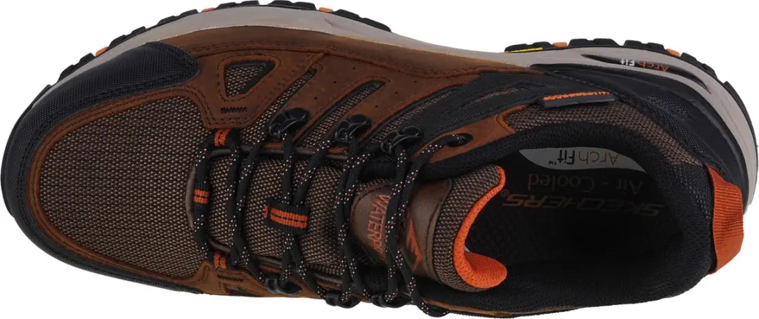 Skechers Arch Fit Dawson Heren Sneaker - Cognac - Maat 41
