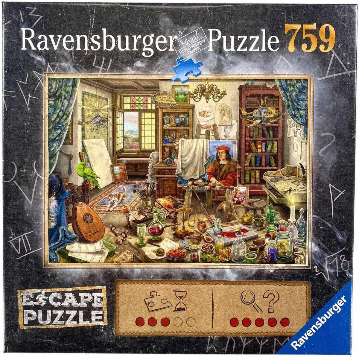 Ravensburger Escape Puzzle Da Vinci Artists Workshop 759 Stuks - Multicolor