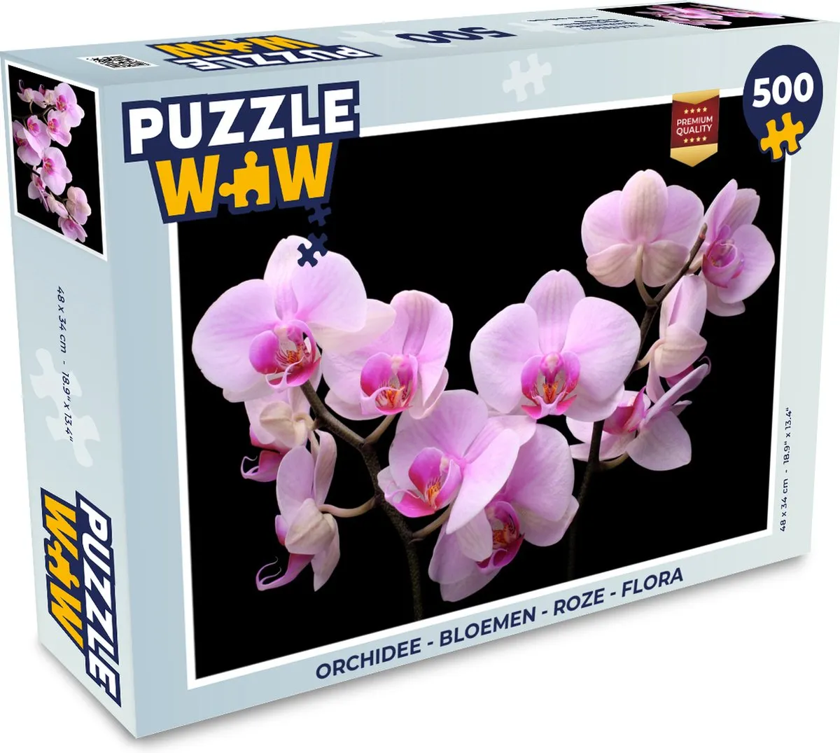 PuzzleWow Orchidee Legpuzzel 500 Stuks