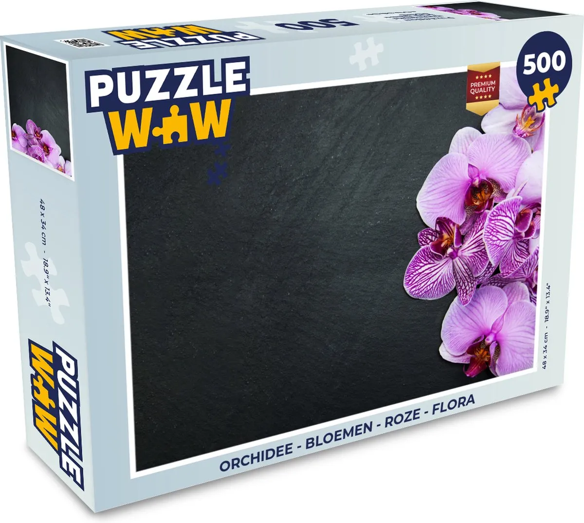 PuzzleWow Orchidee Legpuzzel 500 Stuks - Multicolor