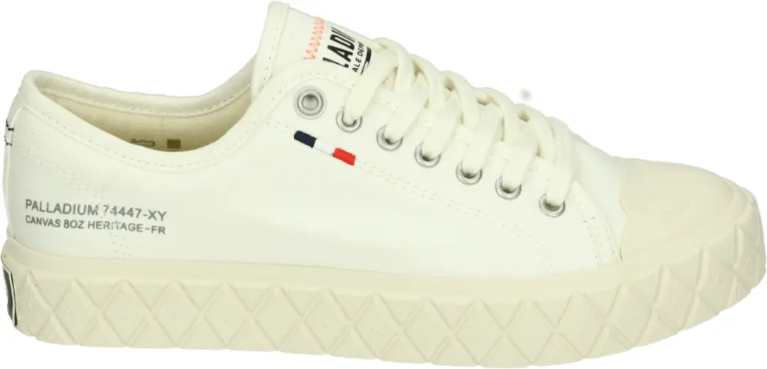 Palladium Ace Canvas Organic Star White Wandelschoenen 43