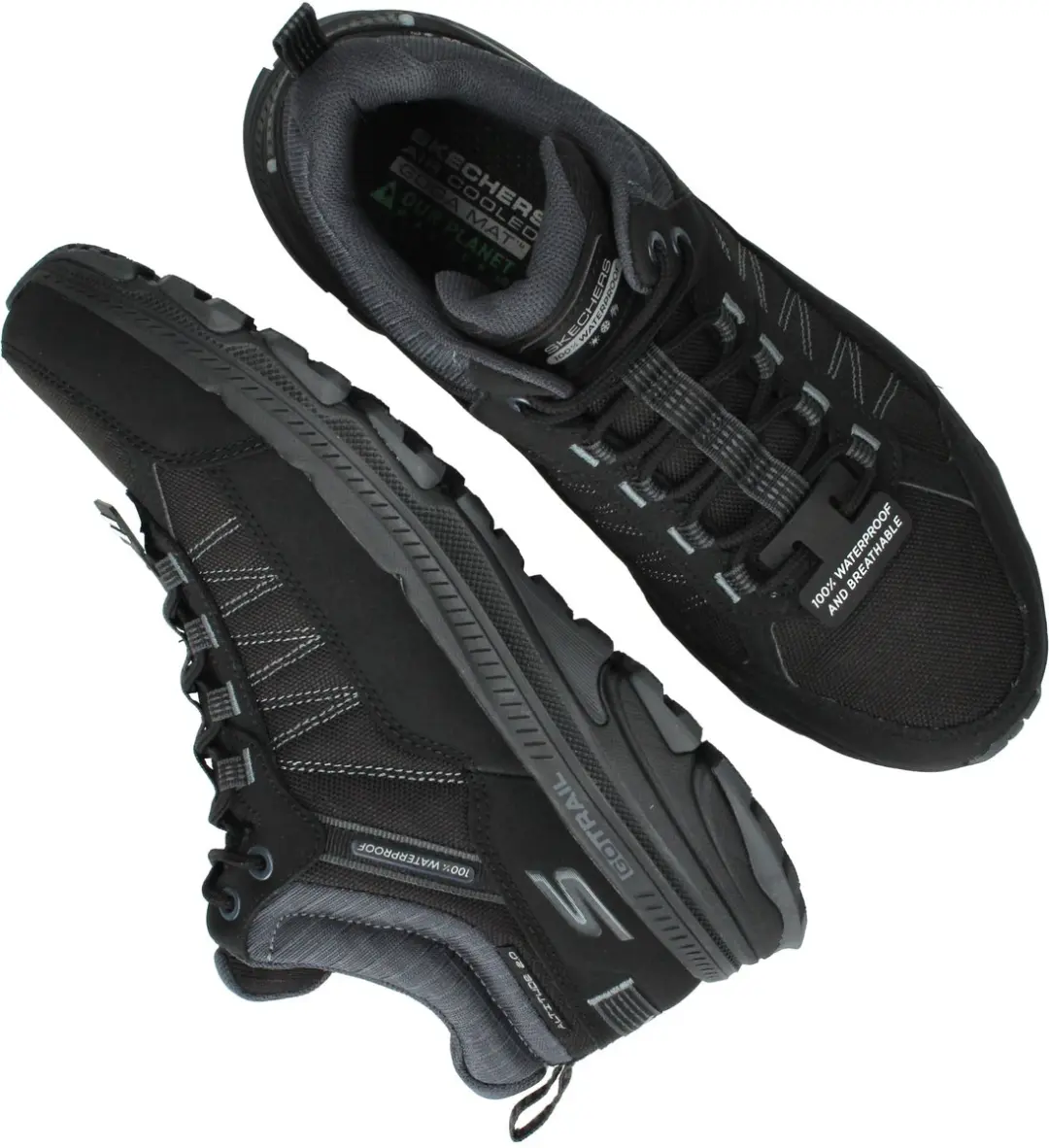 Skechers GO RUN TRAIL ALTITUDE 2.0 Dames Wandelschoenen - Zwart/Charcoal