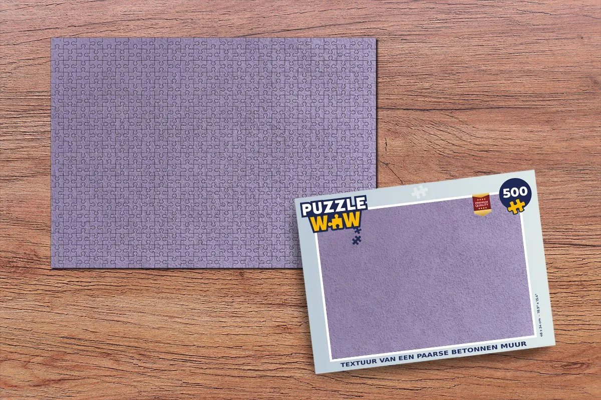 PuzzleWow Betonprint Legpuzzel 500 Stuks - Multicolor