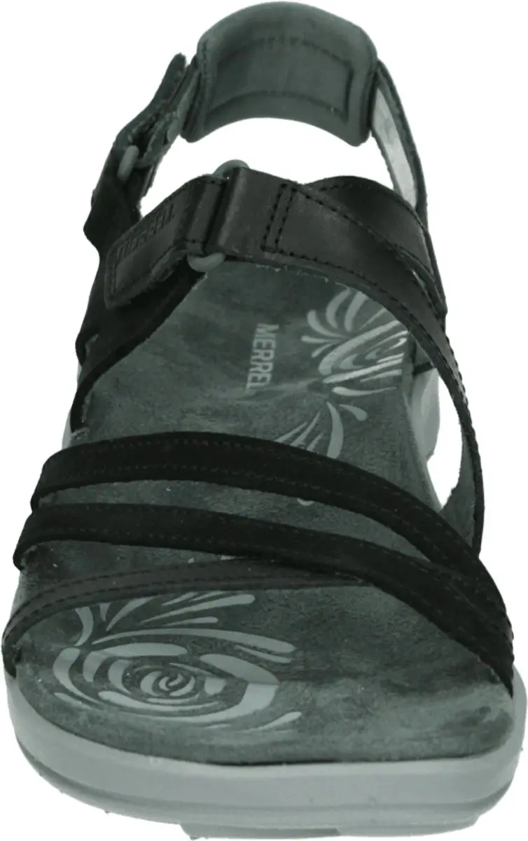 Merrell Harbor Backstrap Sandalen Dames 38 - Zwart/Grijs