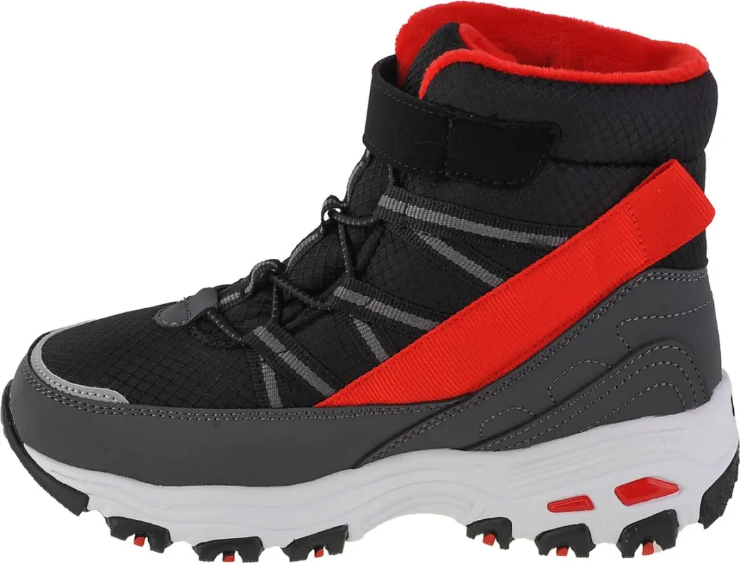 Skechers D’Lites Kindersneakers 660092L-BKRD - Maat 33 - Zwart/Rood