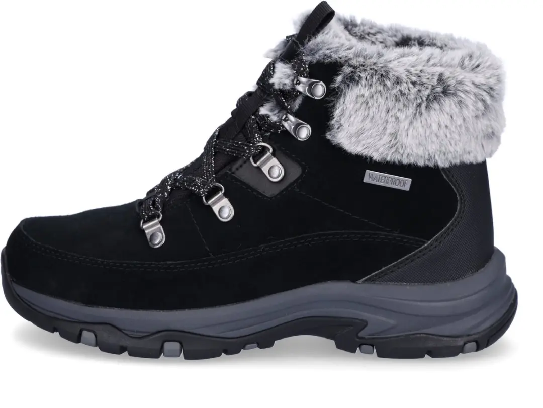 Skechers Trego Snow Worries Dames Laarzen - Zwart - afbeelding 2 van 6