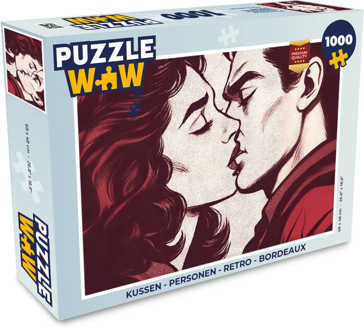 PuzzleWow Personen Retro Legpuzzel 1000 Stuks