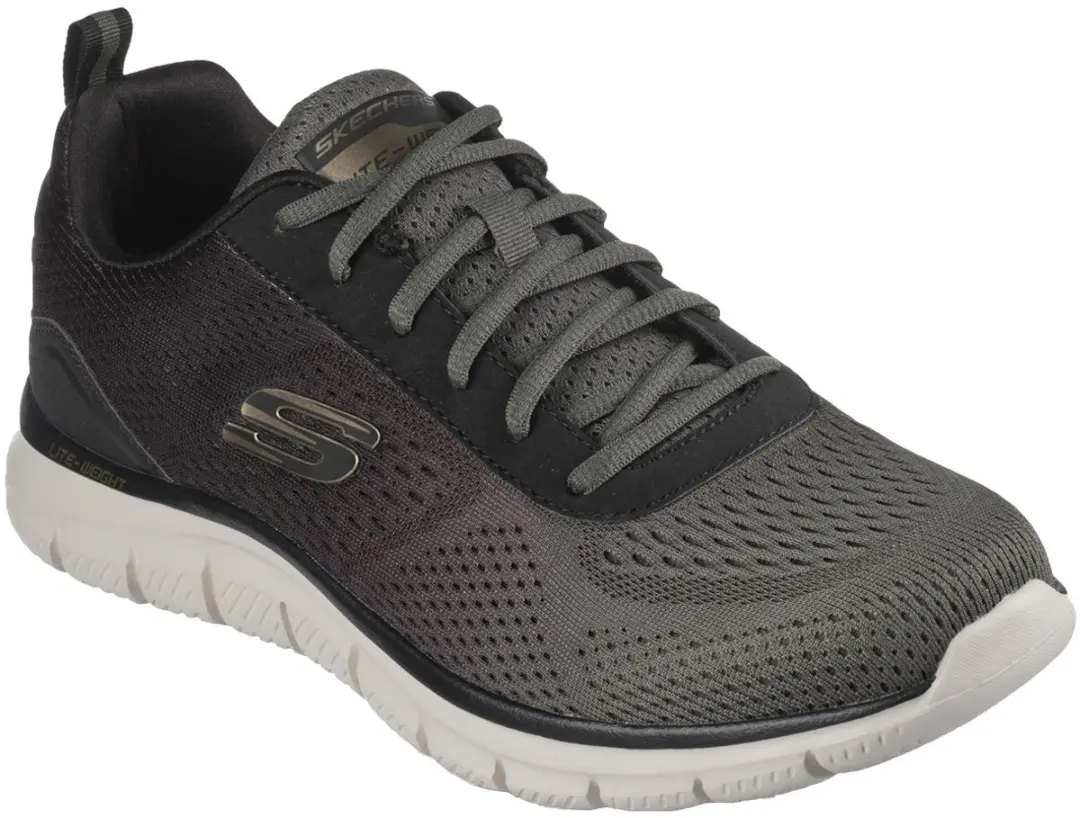 Skechers Track 232399-OLBK Casual Schoenen - 41.5 - Donkergrijs
