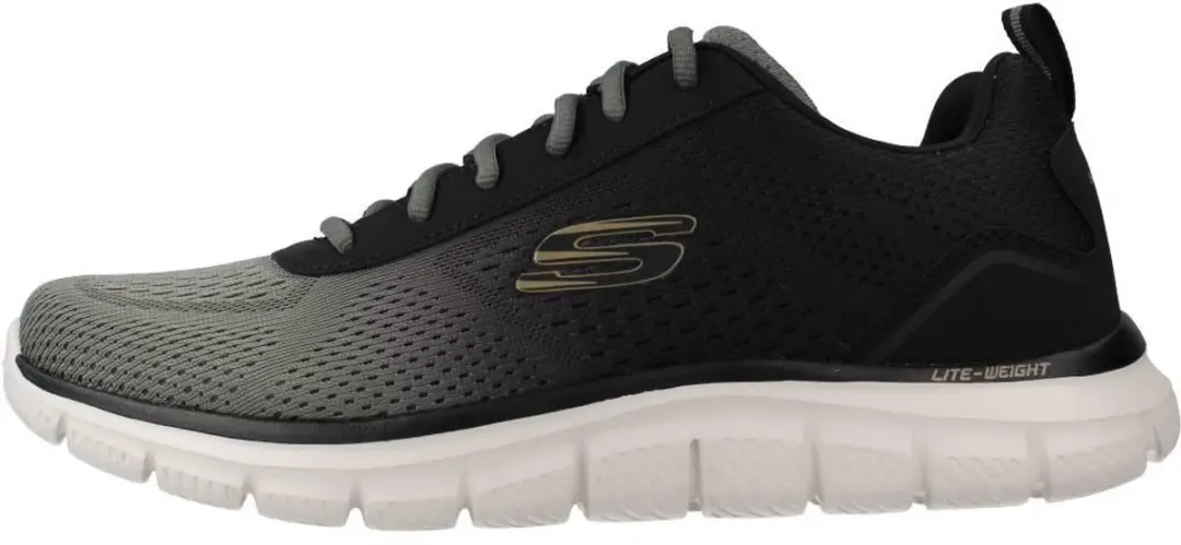 Skechers Track 232399-OLBK Casual Schoenen - 41.5 - Donkergrijs