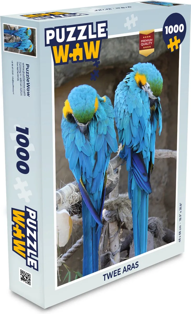 PuzzleWow Legpuzzel 1000 Stuks