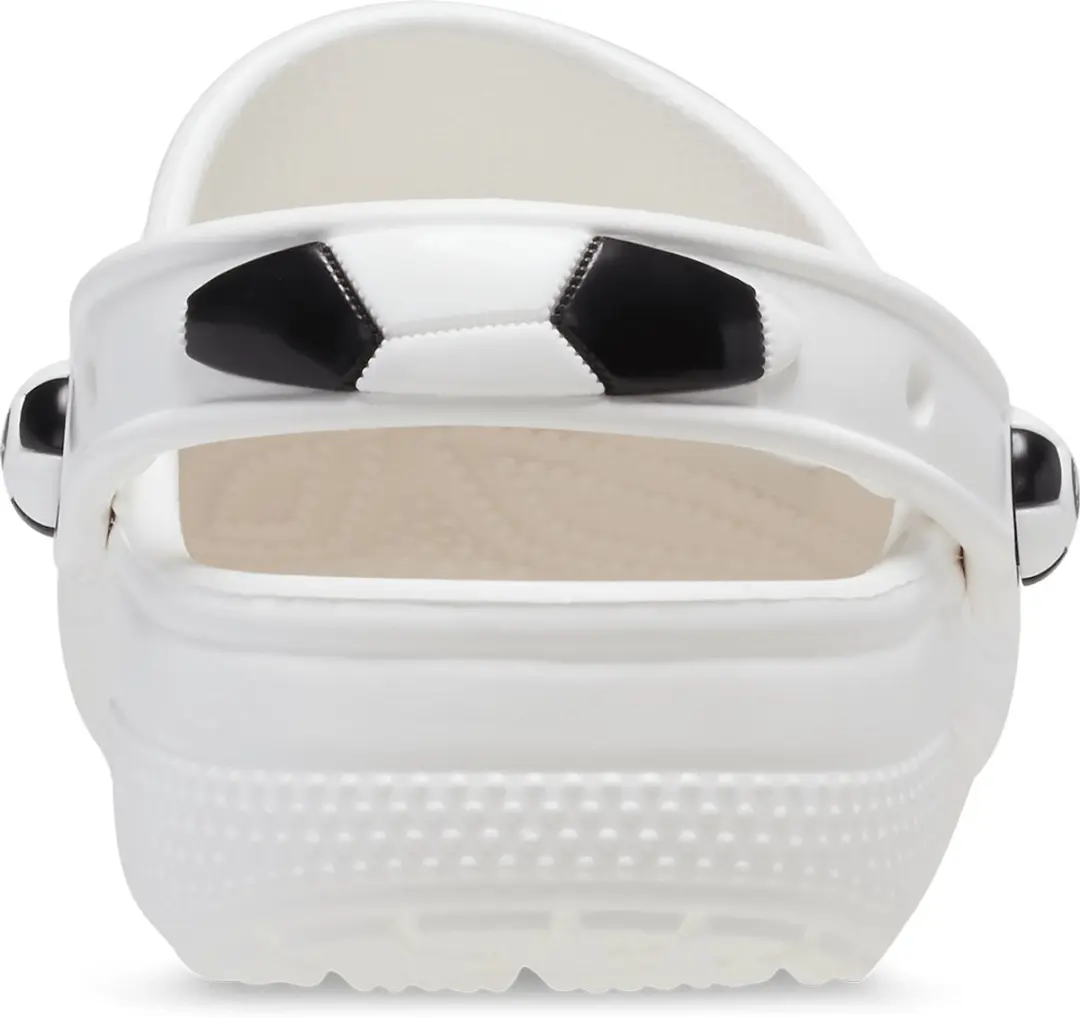 Crocs Classic Soccer Ball Clogs - Maat 32.5 Wit