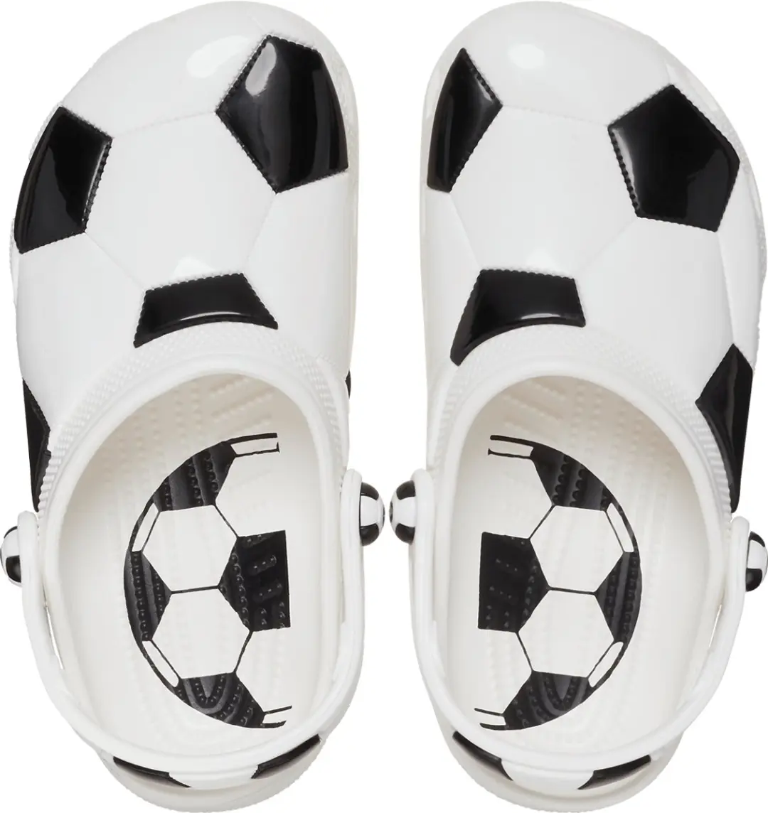 Crocs Classic Soccer Ball Clogs - Maat 29-30 Wit - afbeelding 6 van 6