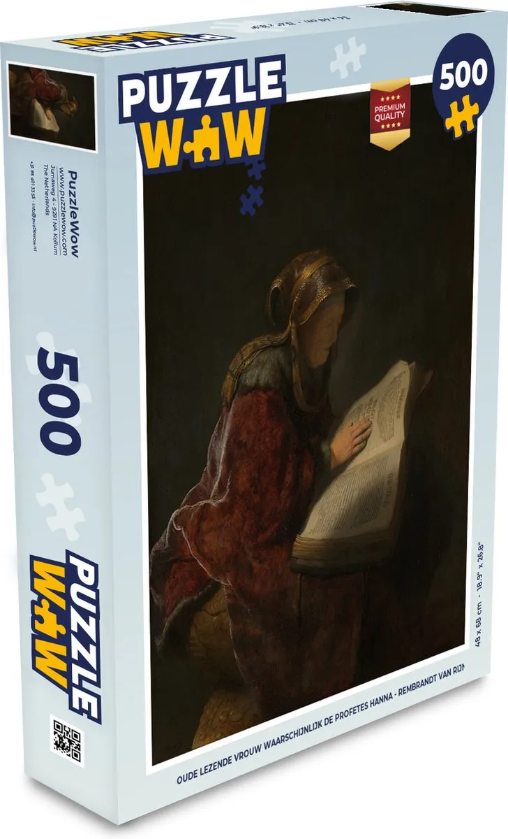 PuzzleWow Legpuzzel Hanna van Rembrandt
