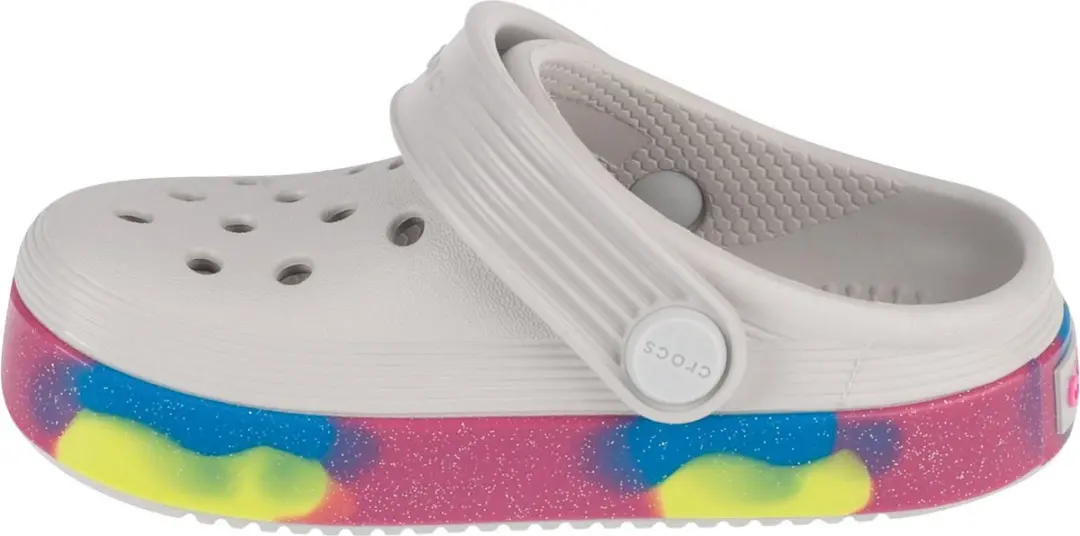 Crocs Off Court Glitter Band Clog T 209717-1FS - Slippers - Kinderen 27/28