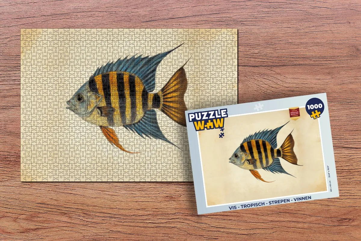 PuzzleWow Vis Tropisch Legpuzzel 1000 Stuks