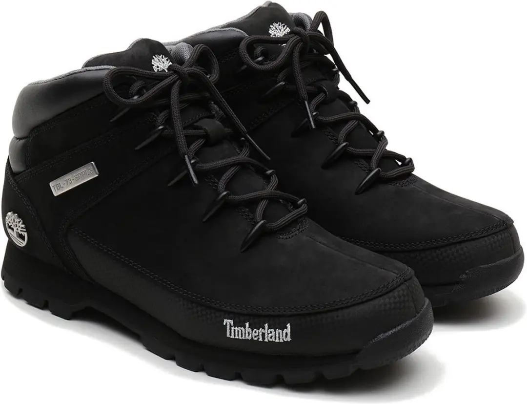Timberland Euro Sprint Hiker Heren Schoenen 45 - Black Nubuck