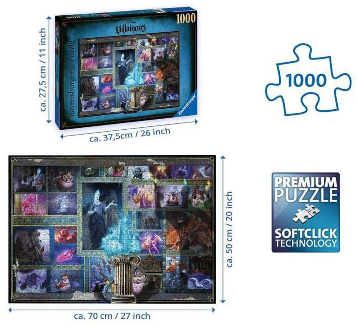 Ravensburger Hades Disney Villainous Collection Puzzel 1000 Stuks