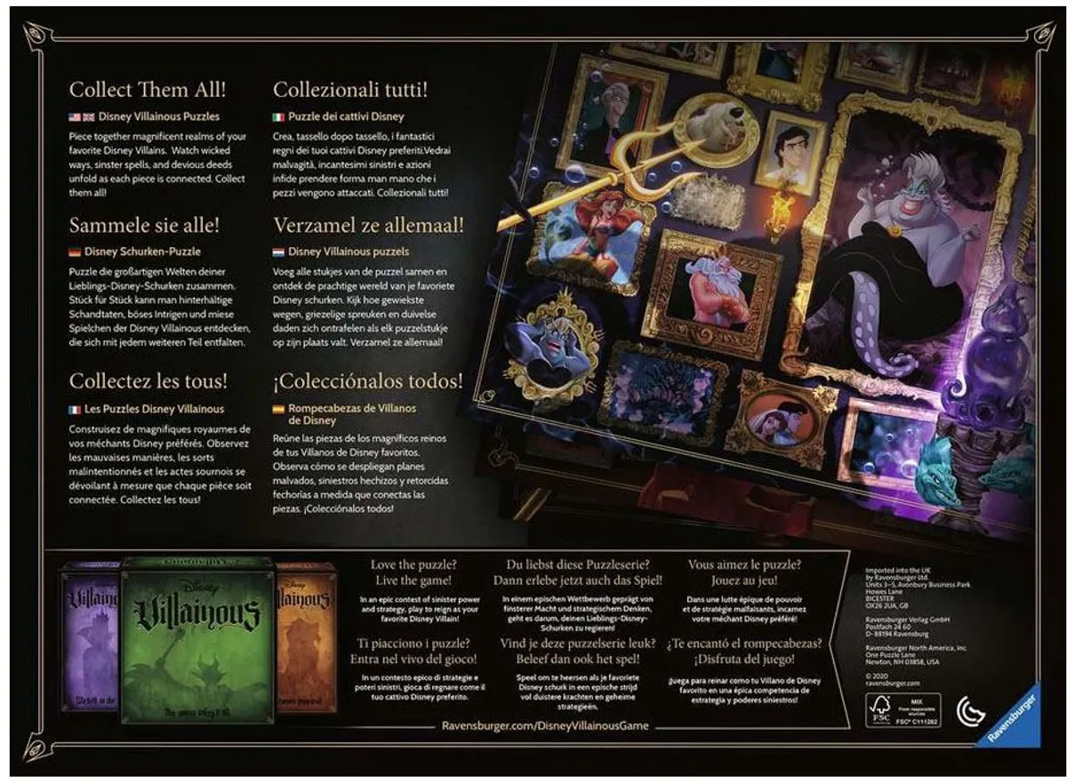 Ravensburger Hades Disney Villainous Collection Puzzel 1000 Stuks