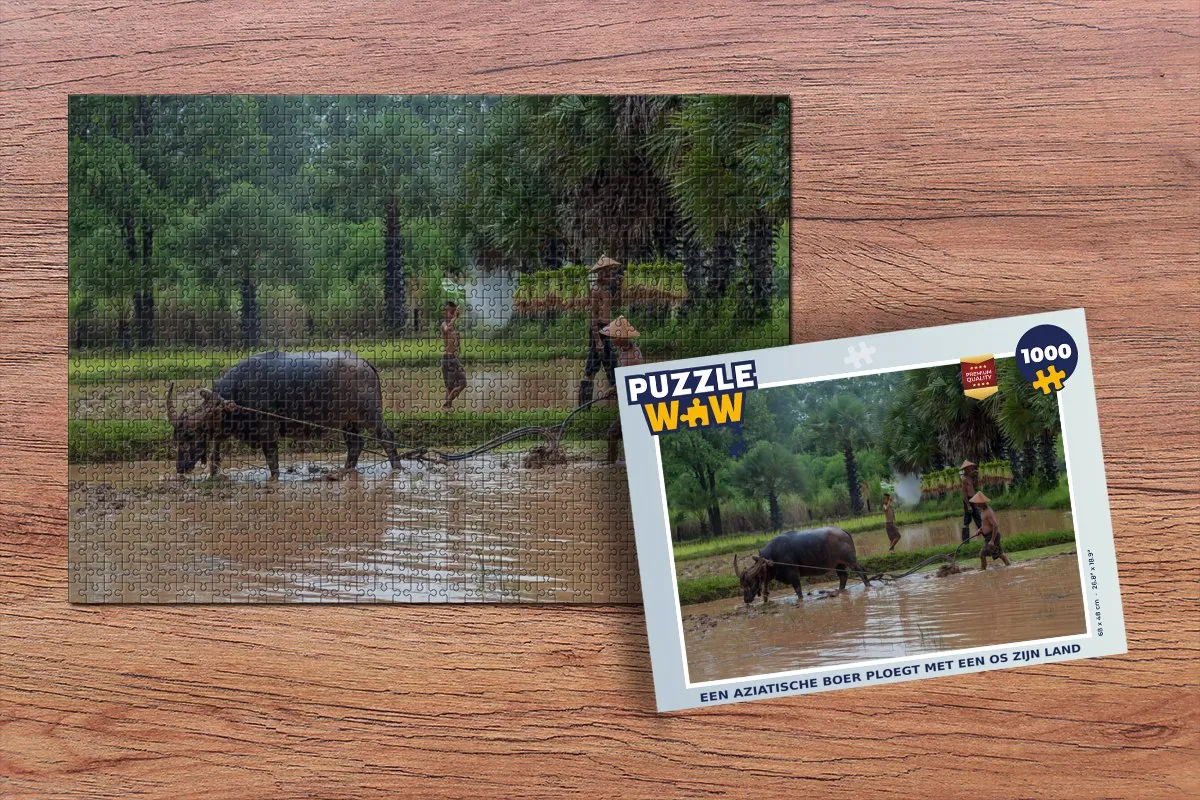 PuzzleWow Legpuzzel 1000 Stuks - Multicolor