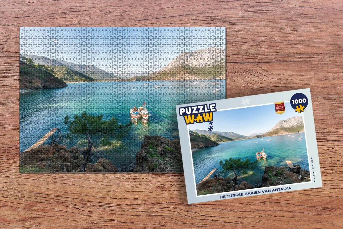 PuzzleWow Turkse Baan van Antalya Puzzel - 1000 Stuks - Multicolor