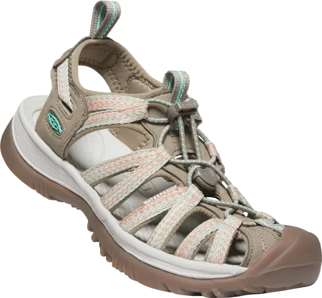 Keen Whisper Dames Wandelsandalen - Taupe/Coral 38.5