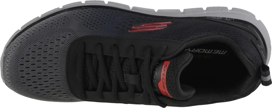 Skechers Track 232399-BKCC - Herenschoenen - 42,5 - Zwart/Rood