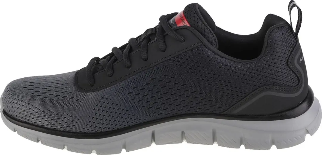 Skechers Track 232399-BKCC - Herenschoenen - 42,5 - Zwart/Rood