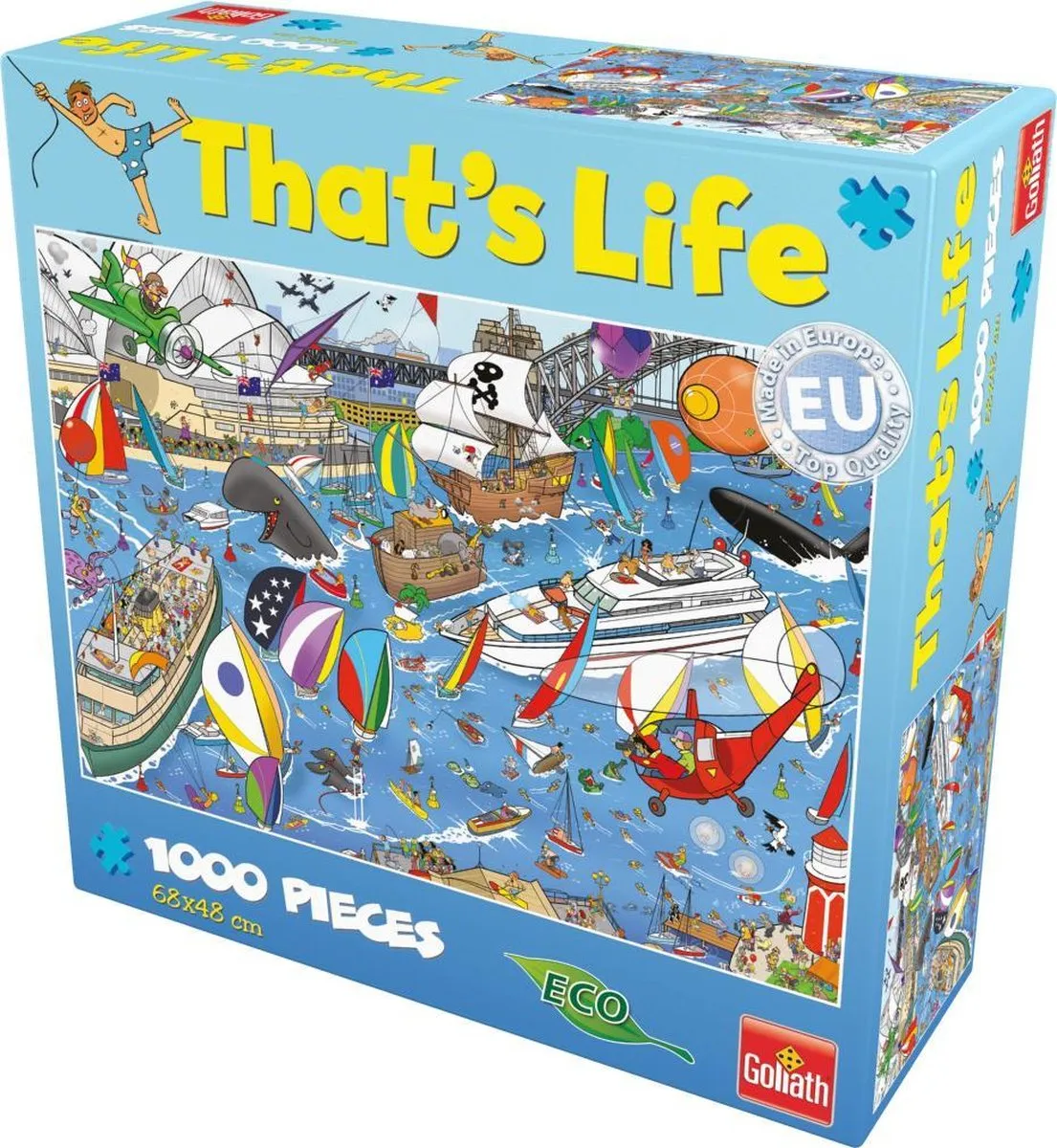 Goliath That's Life Sydney-Hobart Race Puzzel - 1000 Stuks - Multicolor