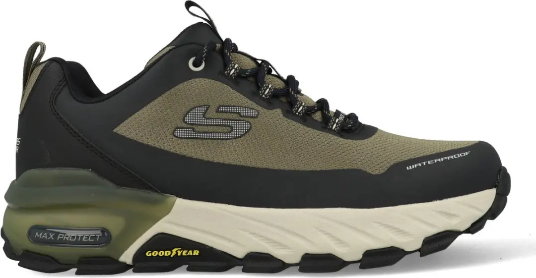 Skechers Max Protect Wandelschoenen 42 - Navy/Bruin
