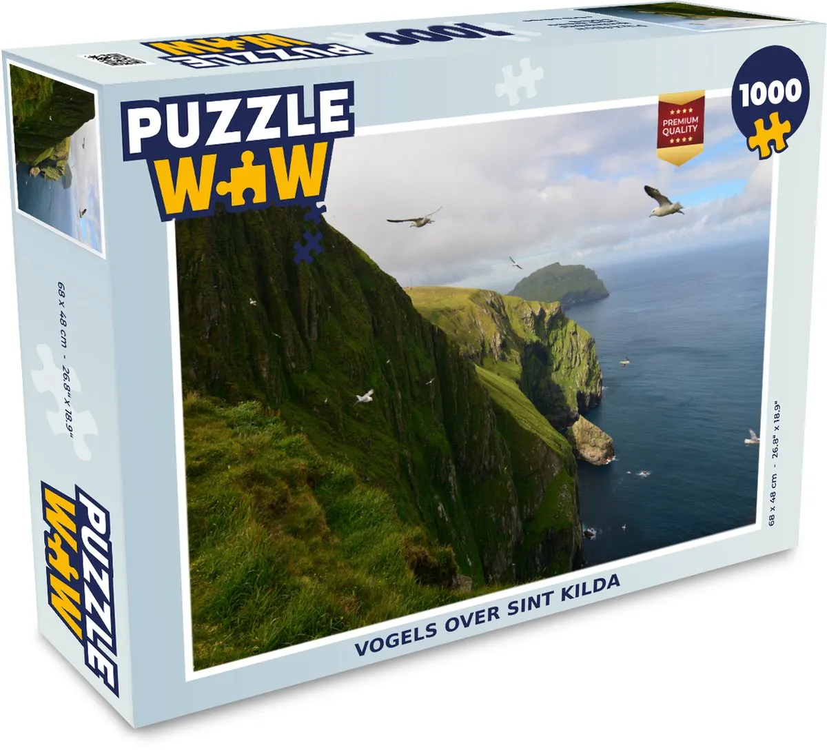 PuzzleWow Vogels over Sint Kilda Legpuzzel 1000 Stuks