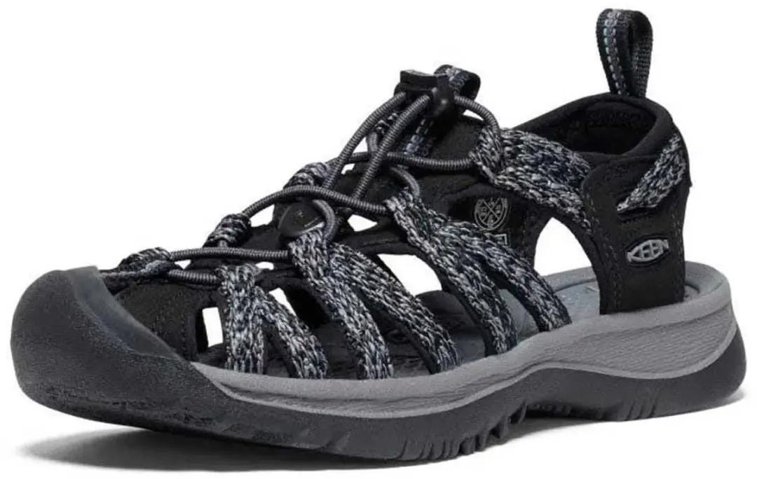 Keen Whisper Sandalen Dames - 40.5 - Zwart/Grijs