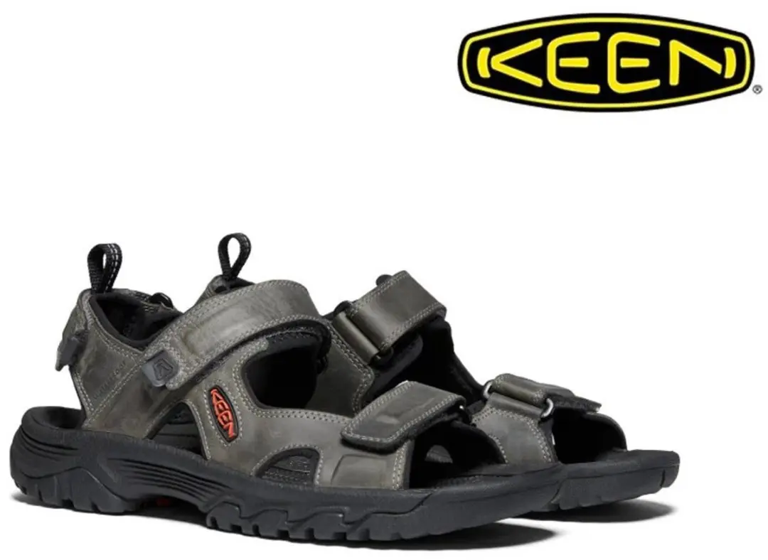 Keen Targhee III Heren Wandelsandalen - Maat 42 - Grijs/Zwart - afbeelding 6 van 6