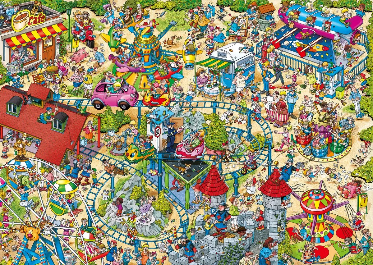 Ravensburger Ray's Holiday Resort 4 Legpuzzel 1000 Stuks - Multicolor