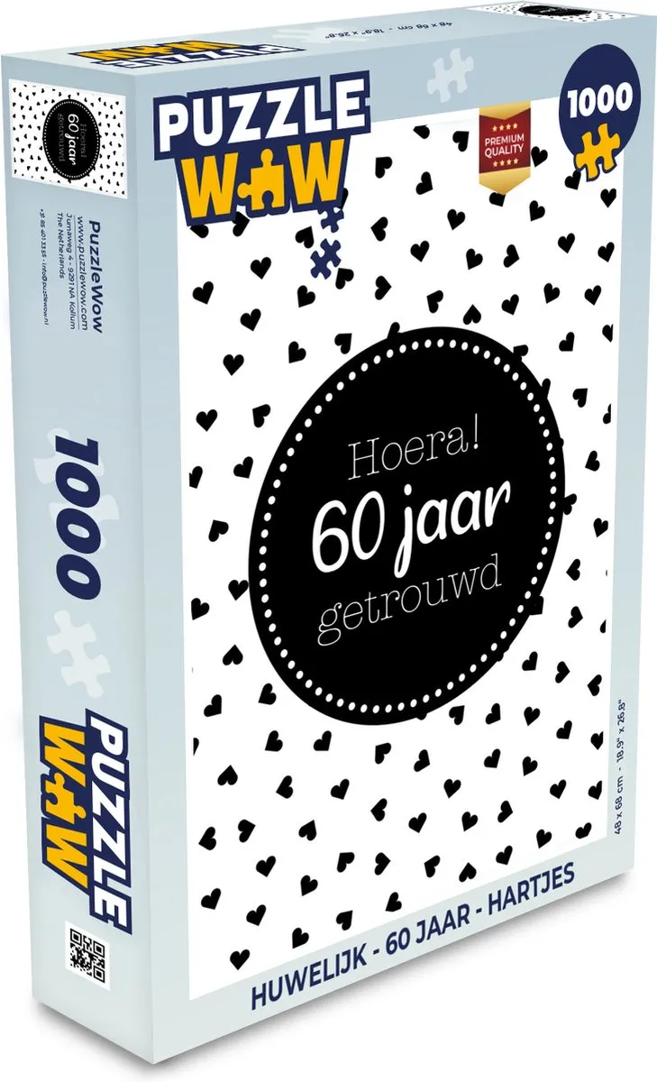 PuzzleWow 1000 Stuks Legpuzzel